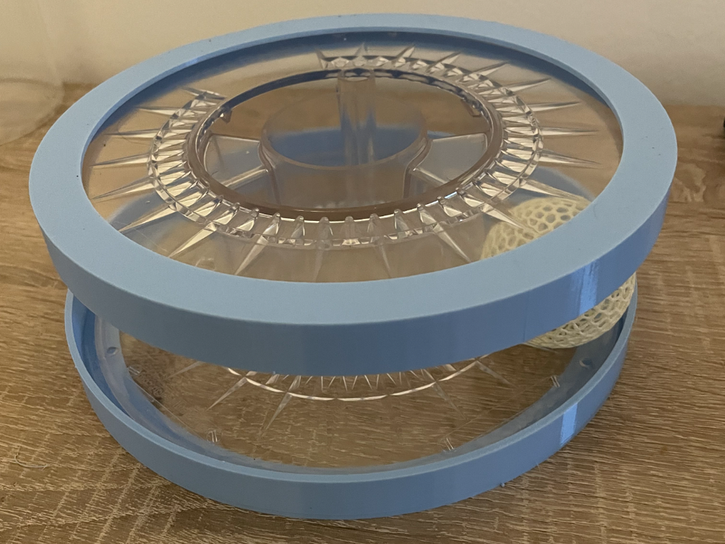 Recycled Spool / Toy with ball for Cats and Dogs