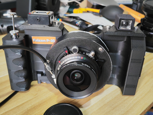 3D打印135宽幅胶卷相机Falcon P-35项目 哈苏xpan