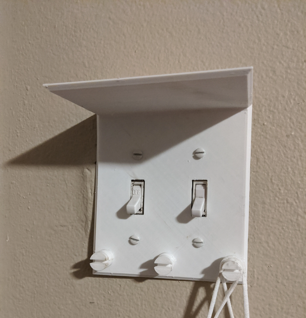 Dual Light Switch Key and Wallet Holder