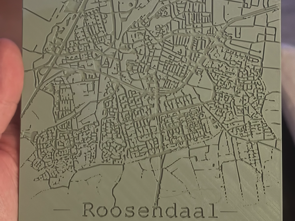 map of the city of roosendaal