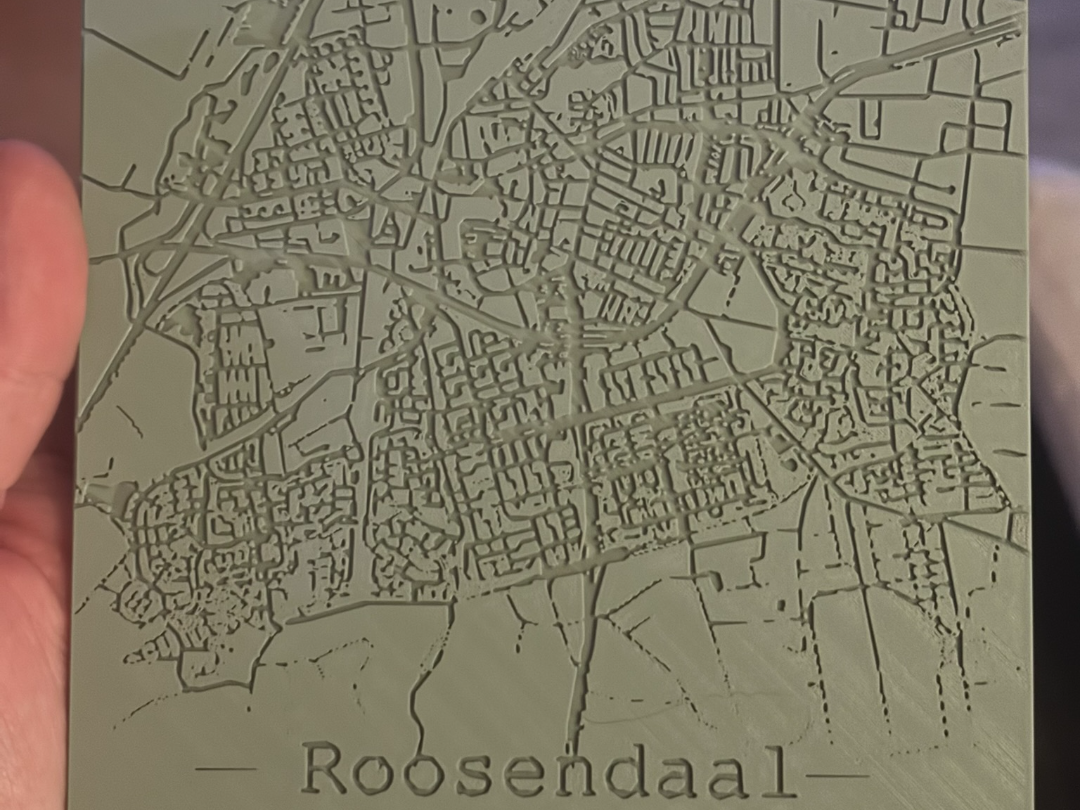 map of the city of roosendaal
