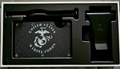 USMC Ridge Wallet Plate