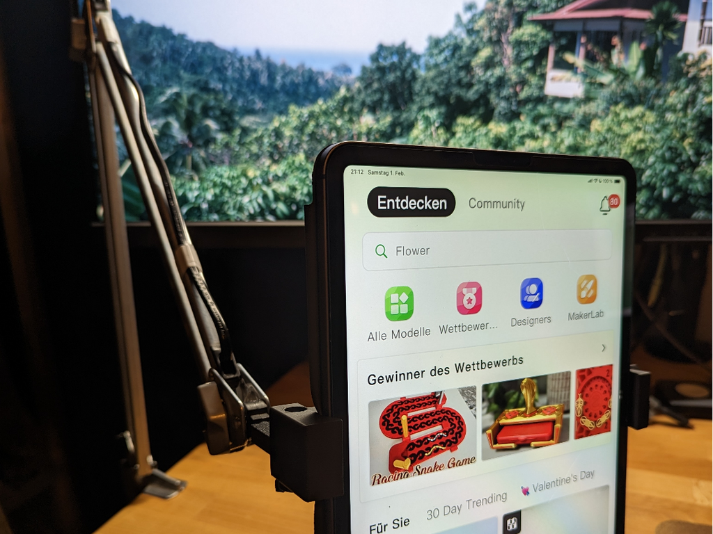 Ikea Lival Tablet Mount (iPad, Switch, etc)