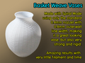 Basket Weave Vases