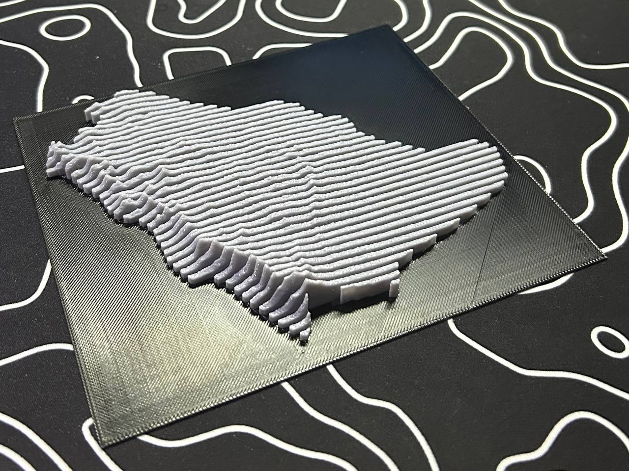 layered sculpture terrian ksa