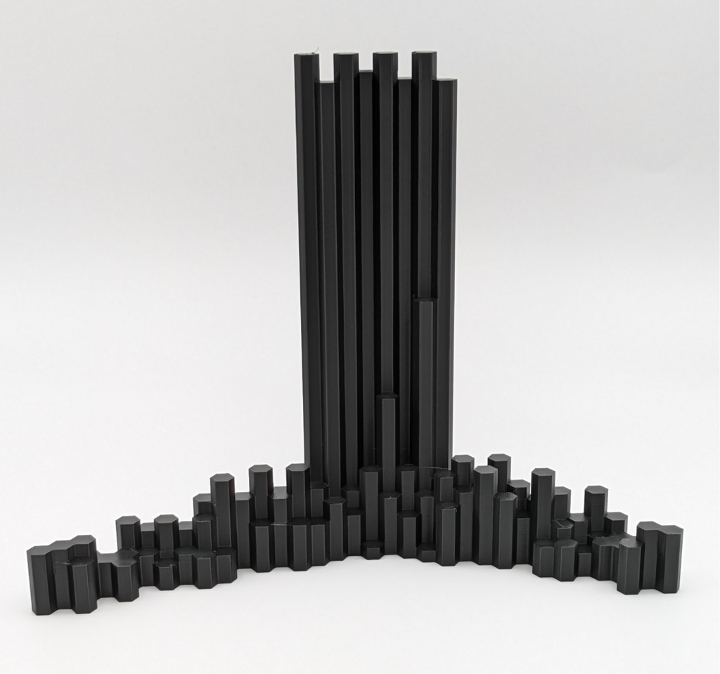 Basalt Column Easel for 12" x 8" picture