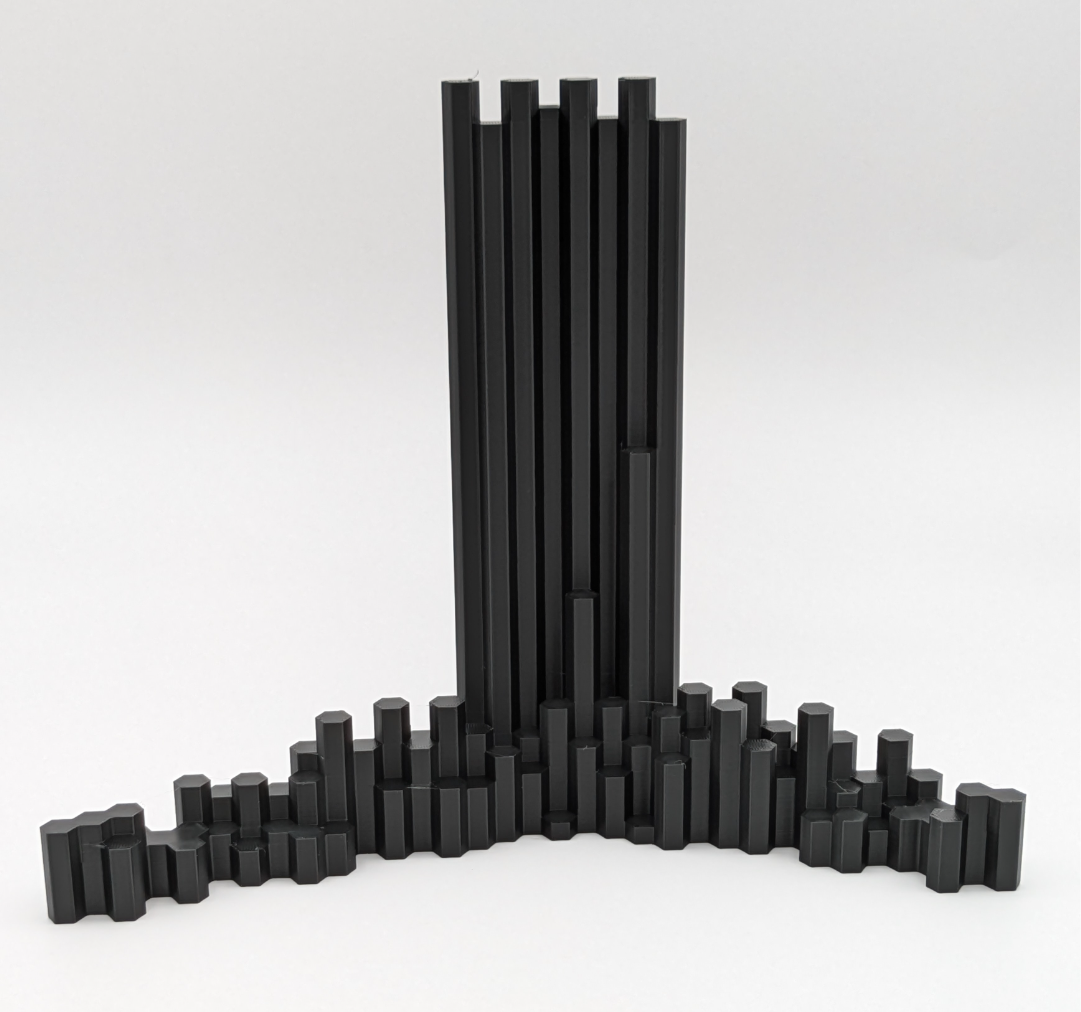 Basalt Column Easel for 12" x 8" picture