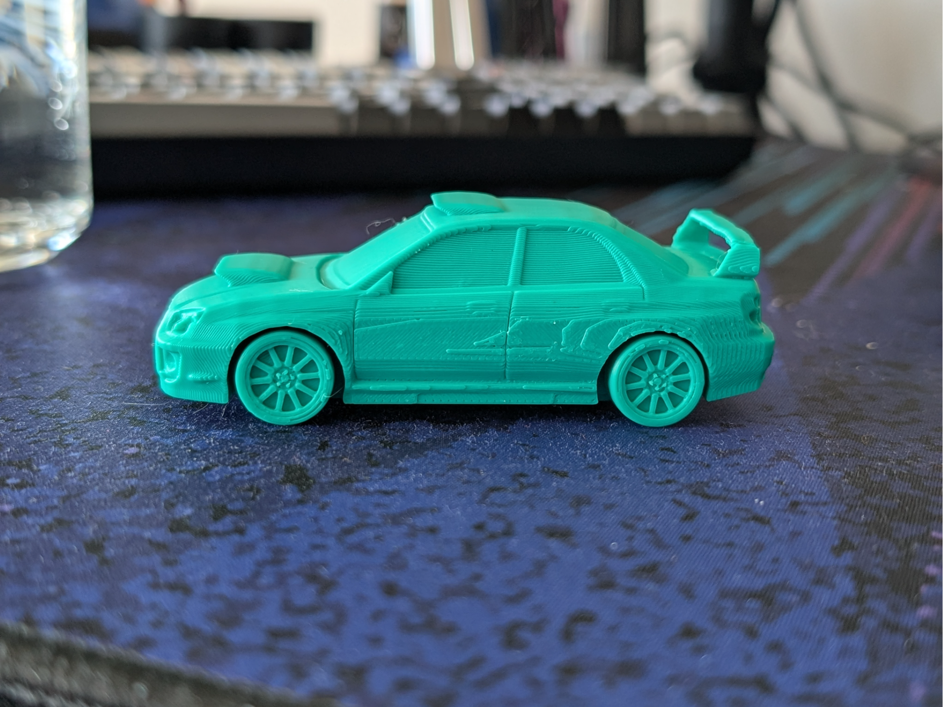 Subaru Impreza WRX STi print in place