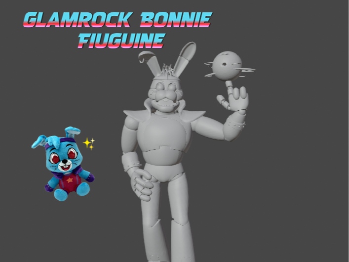Glamrock Bonnie Figurine - FNAF