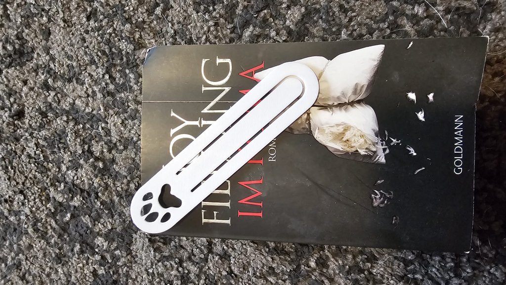 Dog Paw Bookmark