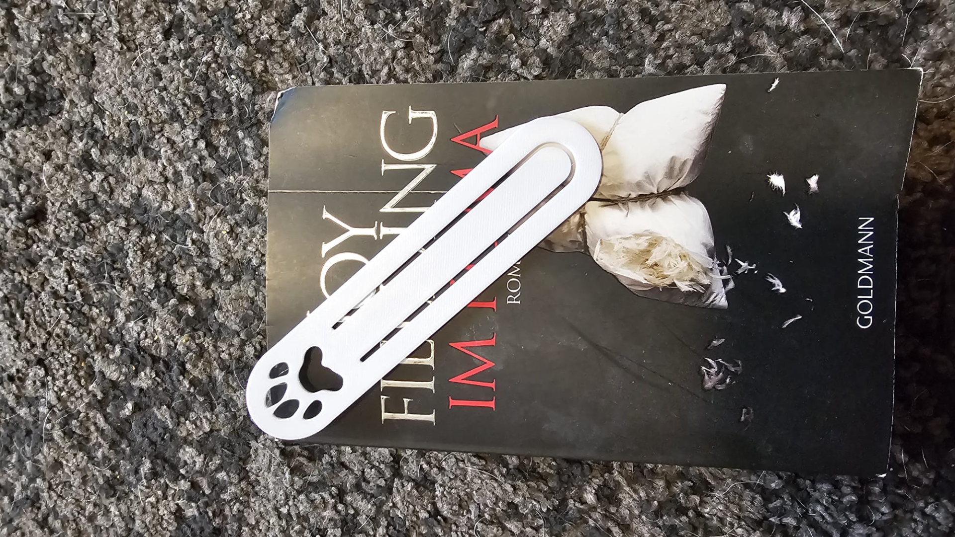 Dog Paw Bookmark