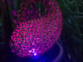 Garden solar lamp - voronised pumpkin :)