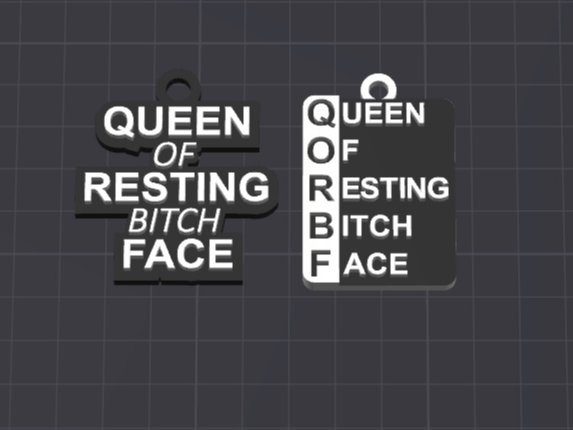 queen fun keychain/charm (free commercial)