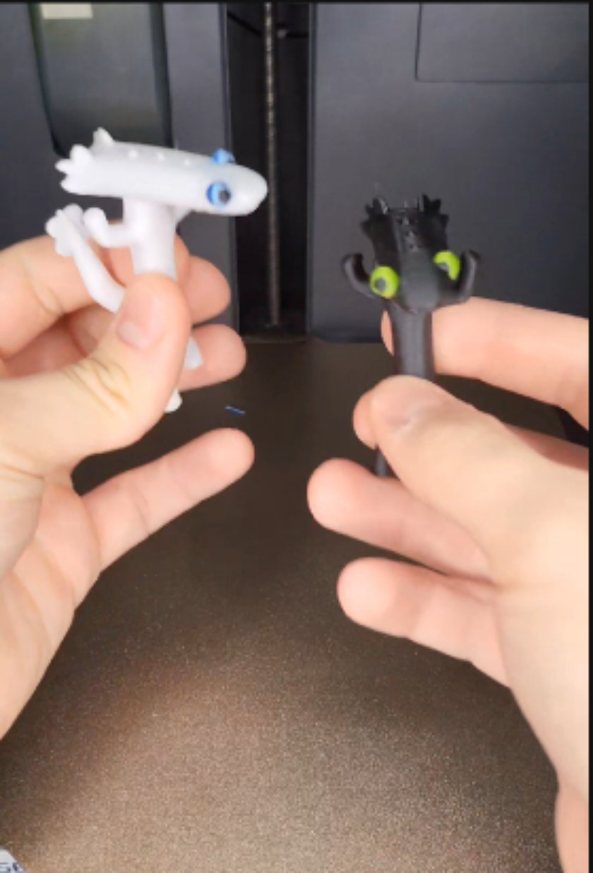 Dancing Light Fury from the dancing Toothless meme