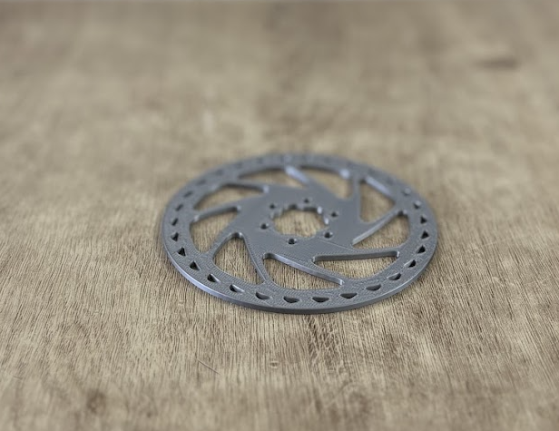 Bike brake rotor coaster