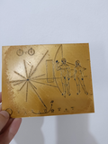Golden Pioneer Plaque