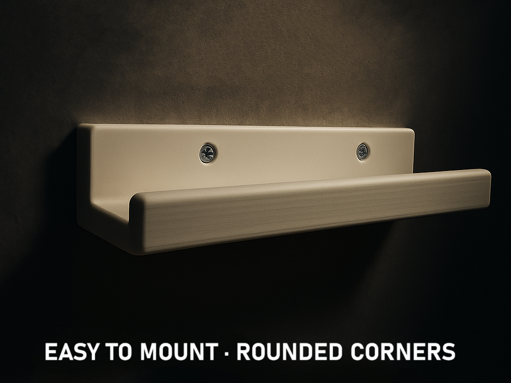 Minimalist Wall-Mounted Bookshelf
