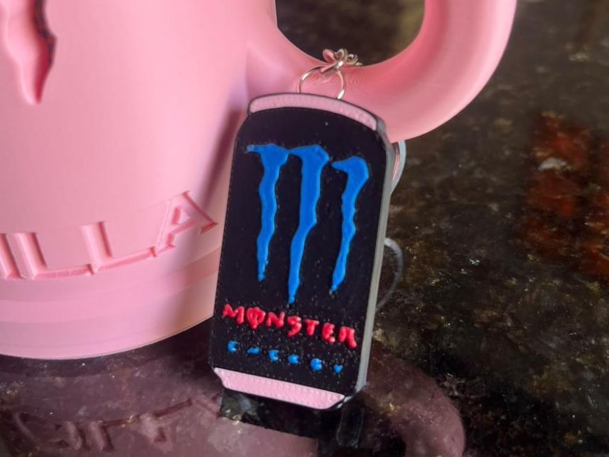 Chaveiro Abridor modelo lata latinha Monster