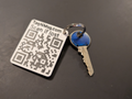 QR Key Chain Tag for TagNMsg.com