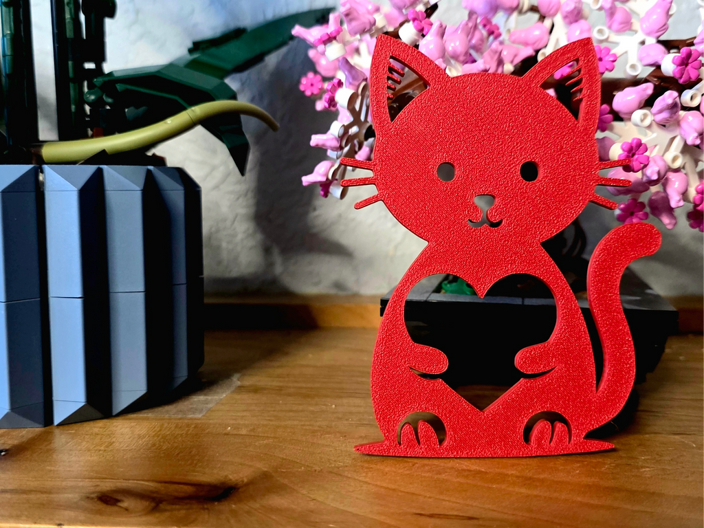 Purr-fect Heart Decor