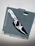 horror scream knife