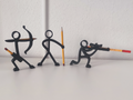 Stick Figure Pen & Pencil Holders
