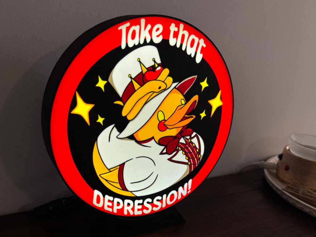 Take That Depression duck - Lucifer - Hazbin Hotel