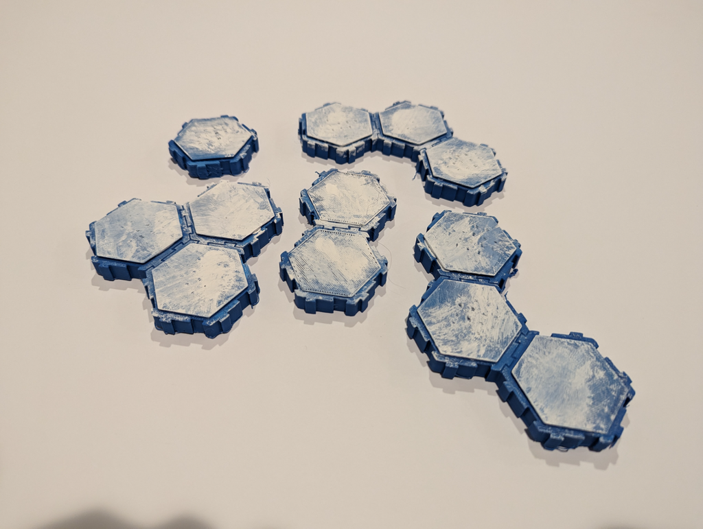 Smooth Hex Style Terrain for Table Top RPG and Miniature War Gamming