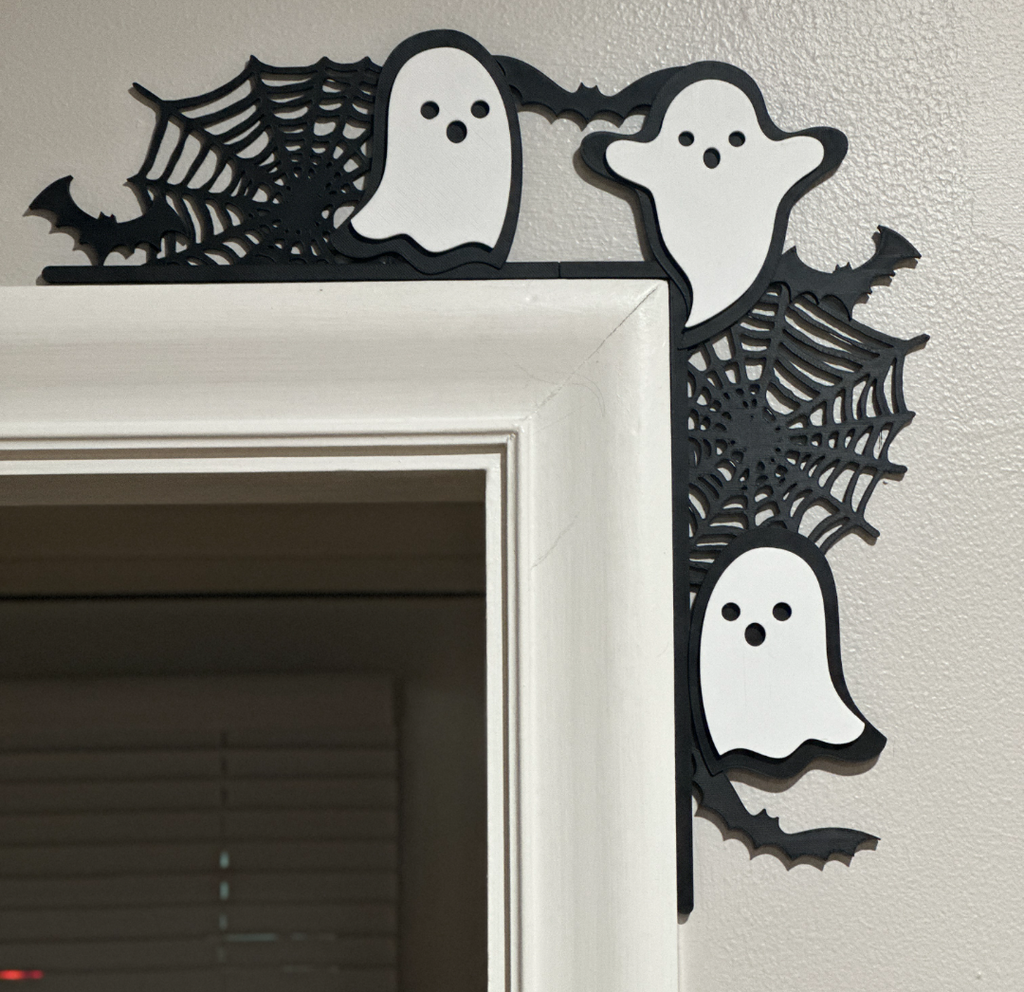Halloween Door Decor - Ghost/Spiderweb/Bat