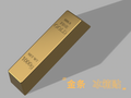 GOLD 9999 足金 金条 冰箱贴