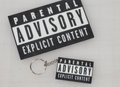 Parental Advisory Label Decal/Keychain/Magnet