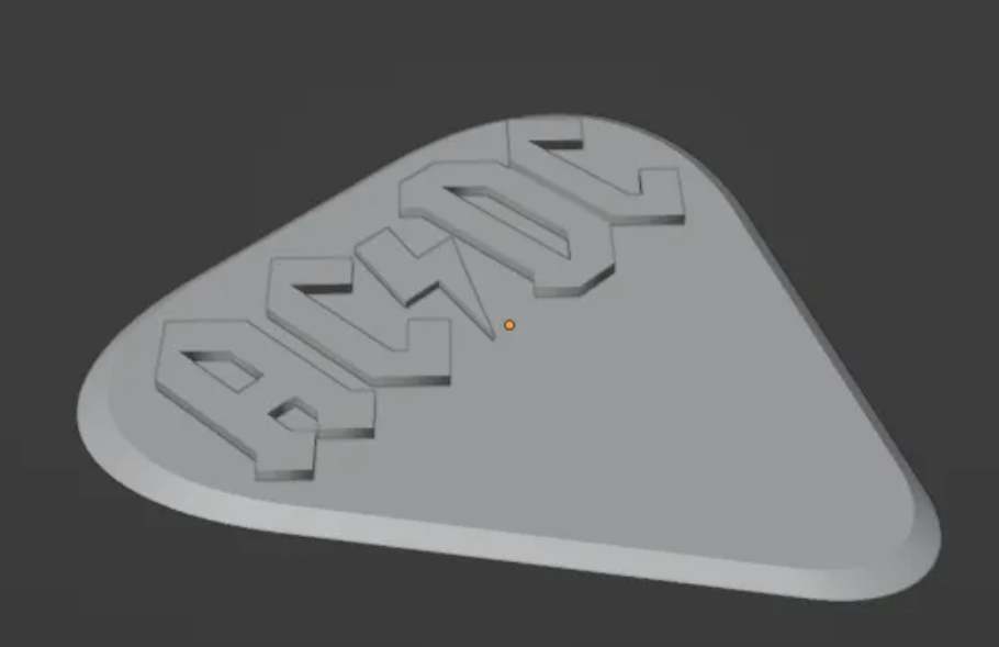 AC/DC plectrum