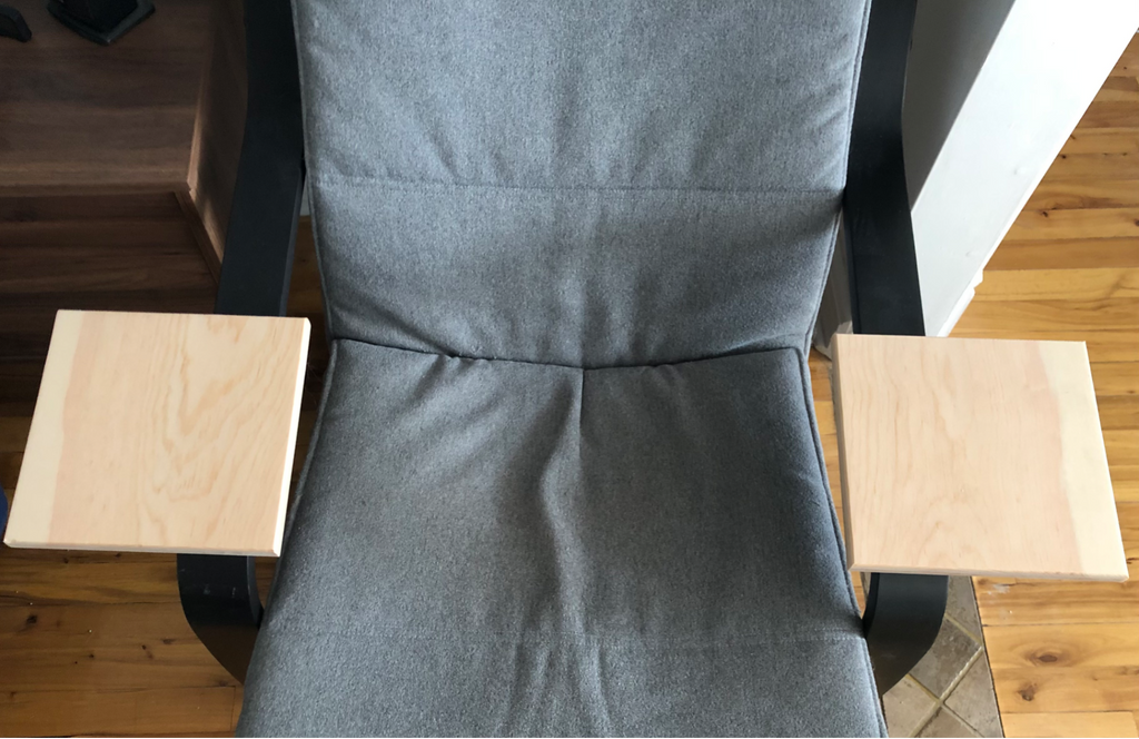 Arm chair tablet support, For Ikea POÄNG chair