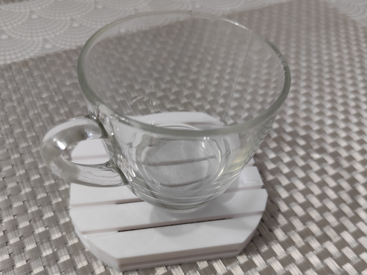 Rounded Pallet-Style Coaster 3D Printable Cup Mat