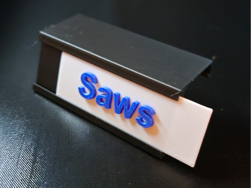 Label Insert for Huskey Label Holder