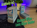 Gridfinity Glasses Wipe - Lens Wipe Holder
