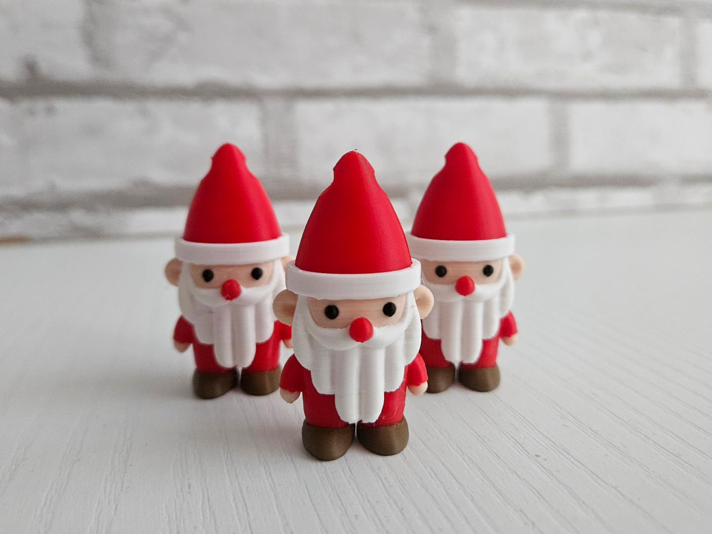 Cute Claus Christmas keychain