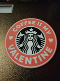 Coffee Valentine Starbucks Coaster