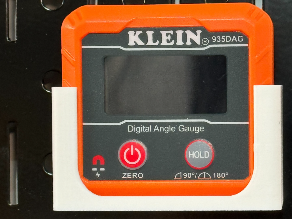 Pegboard Holder for Klein Angle Meter