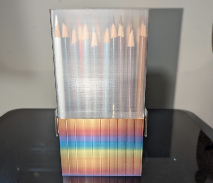 Expanding Colored Pencil Caddy Lid (7 Segments)