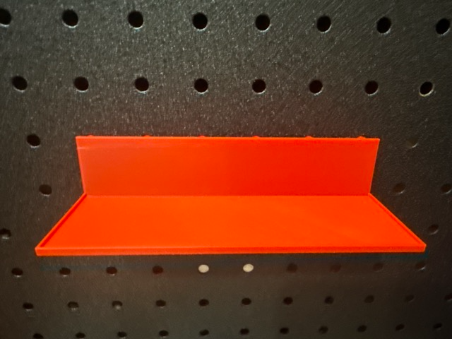 small pegboard 6x25mm tray