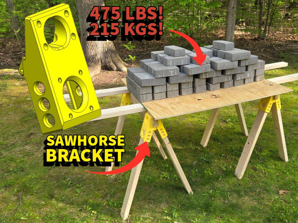 Saw Horse Folding Bracket