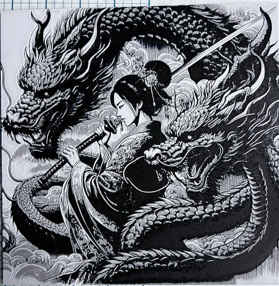 Dragon Chino Hueforge