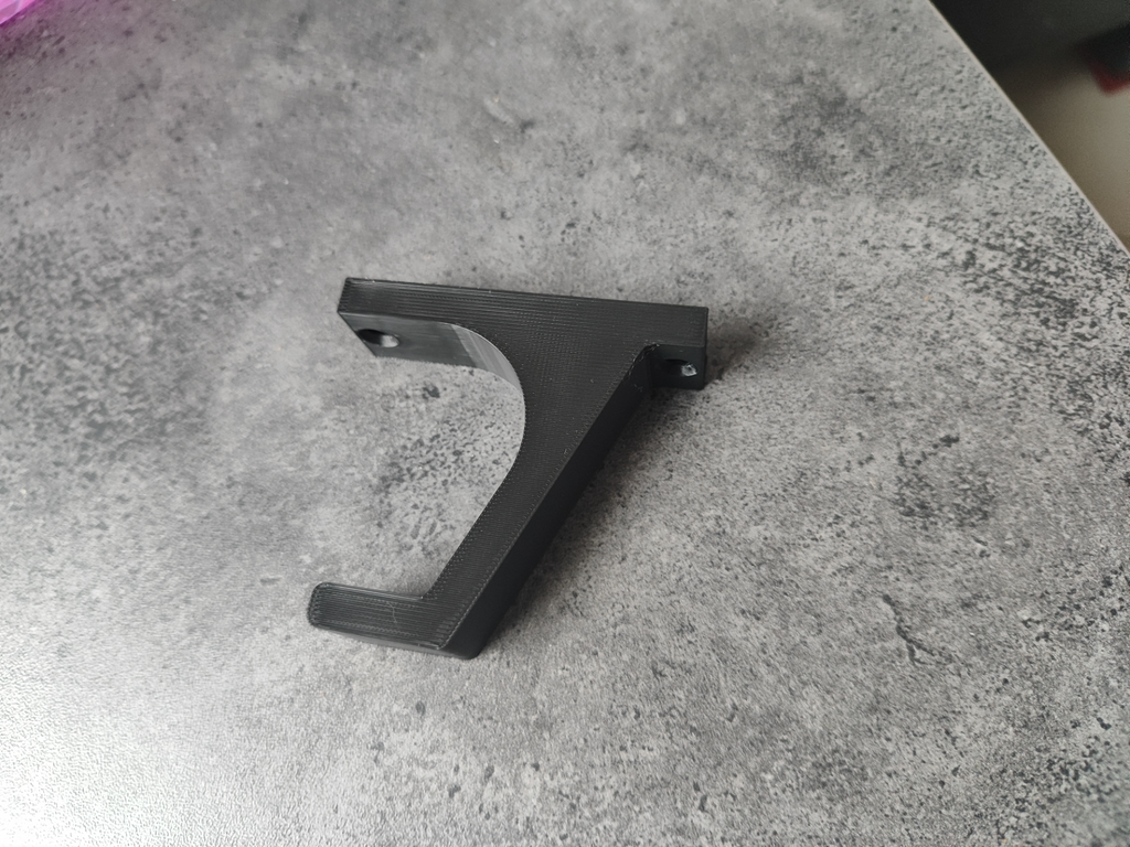 Bike helmet wall hook