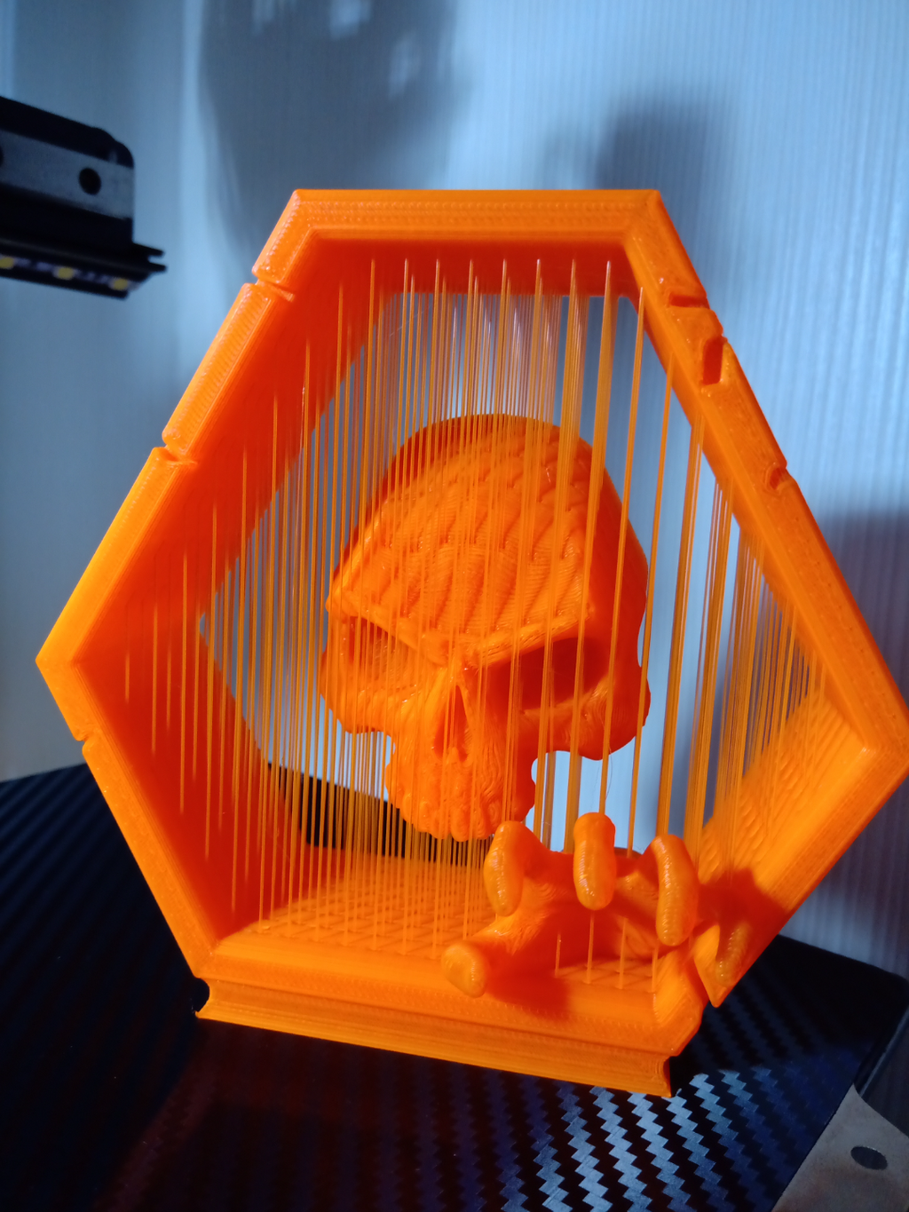 Happy Halloween - skull suspended