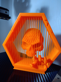 Happy Halloween - skull suspended