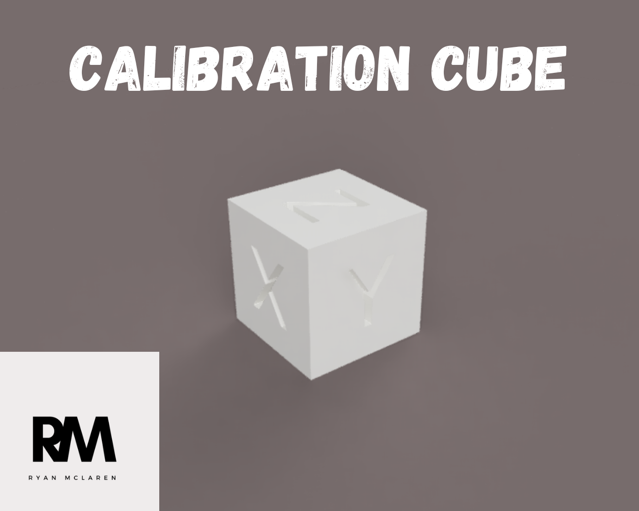 Calibration Cube XYZ 20mm