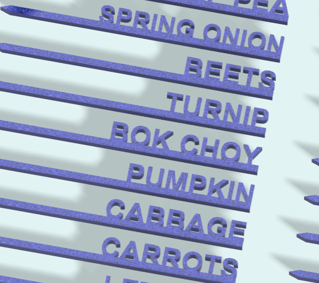 Garden Name Stakes
