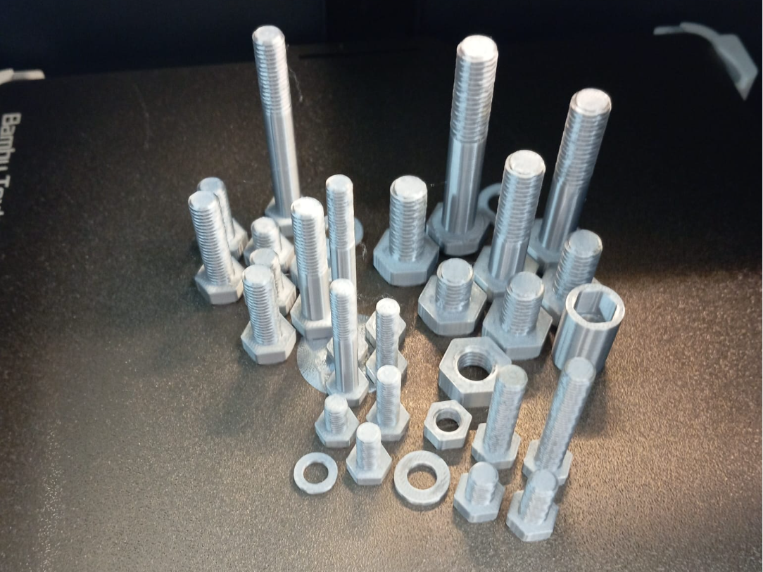 Modular Screw Set M6 M7 M8 M10 + Nuts & Washers