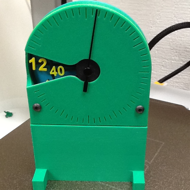 Rotating dial clock stand